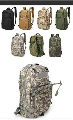 45L Backpack for Outdoor Travelling Nerve Bridge Technique Waterproof and Customized