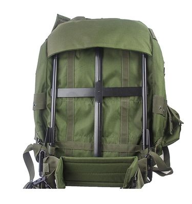 Outdoor Travel Special Large Capacity Green Backpack Unisex with Retractable Handle