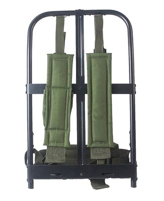 Outdoor Travel Special Large Capacity Green Backpack Unisex with Retractable Handle