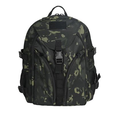 Khaki Outdoor Travel Backpack with Multi-functional Design and Interior Zipper Pocket