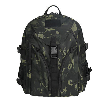 Khaki Outdoor Travel Backpack with Multi-functional Design and Interior Zipper Pocket