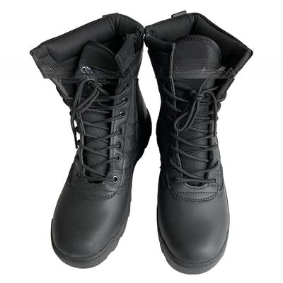 Comfortable Up-lace Microfiber Leather Safety Boots with Rubber Sole in Sizes 38-47