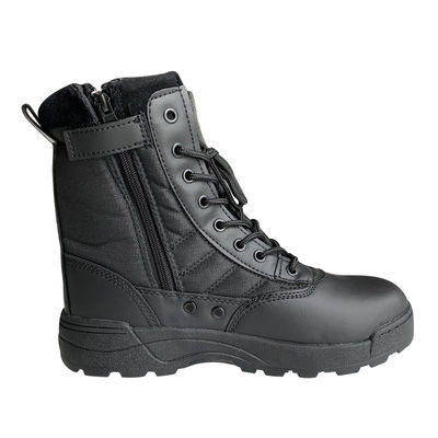 Comfortable Up-lace Microfiber Leather Safety Boots with Rubber Sole in Sizes 38-47