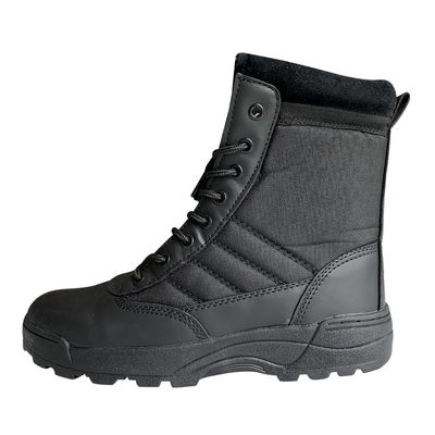 Comfortable Up-lace Microfiber Leather Safety Boots with Rubber Sole in Sizes 38-47
