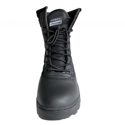 Comfortable Up-lace Microfiber Leather Safety Boots with Rubber Sole in Sizes 38-47