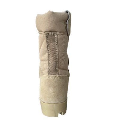 36-47 Up-lace Rough Suede Leather Safety Boots with Hard Toecap and Smashing Rubber Sole