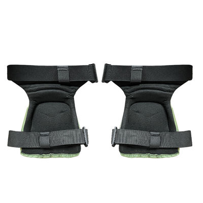 Thick 600D Polyester Green Hard Shell Knee and Elbow Pads for Outdoor Enthusiasts
