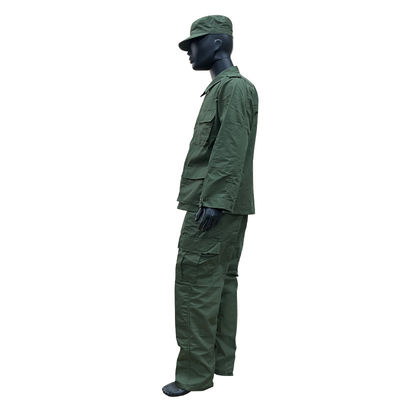 Unisex Camouflage Uniform Long Sleeve Shirts and Trousers for Outdoor Training Attire