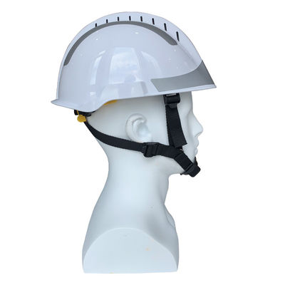 High Security Anti Fire Control Helmet with White ABS and Curve Visor