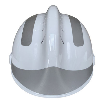 High Security Anti Fire Control Helmet with White ABS and Curve Visor