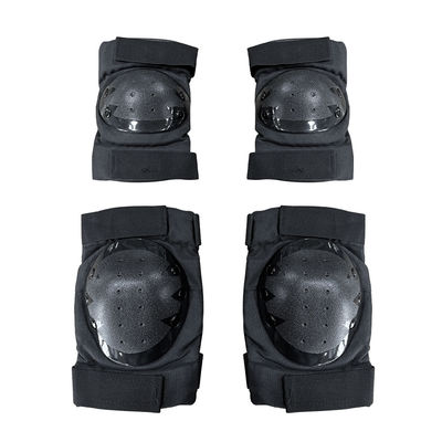 One Size Fits Black Color Roller Skating Elbow and Knee Pads for Sport Protection