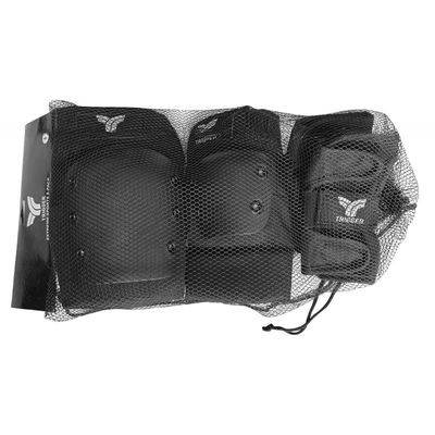 Basic Protection FOAM Roller Skating Elbow and Knee Pads with Hands Protection