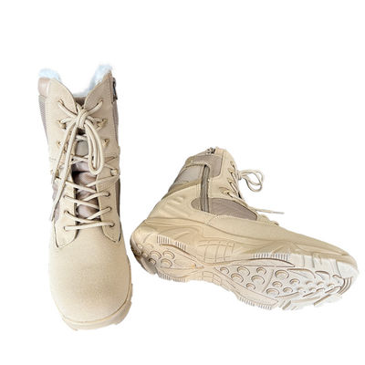 GENUINE LEATHER Midsole High Top Boots Perfect for Winter and Autumn Outdoor Activities