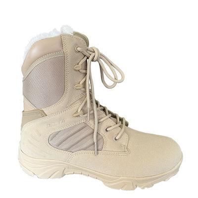 GENUINE LEATHER Midsole High Top Boots Perfect for Winter and Autumn Outdoor Activities