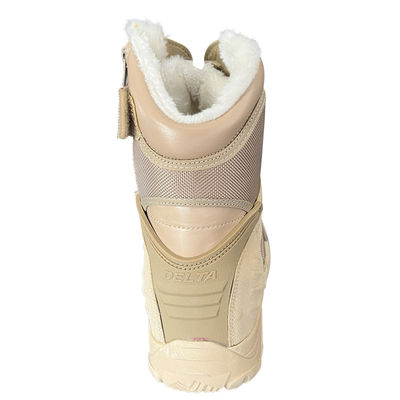 GENUINE LEATHER Midsole High Top Boots Perfect for Winter and Autumn Outdoor Activities