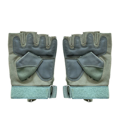Maximum Care and Protection Half Finger Hard-Knuckle Anti-Slip Microfiber Leather Gloves
