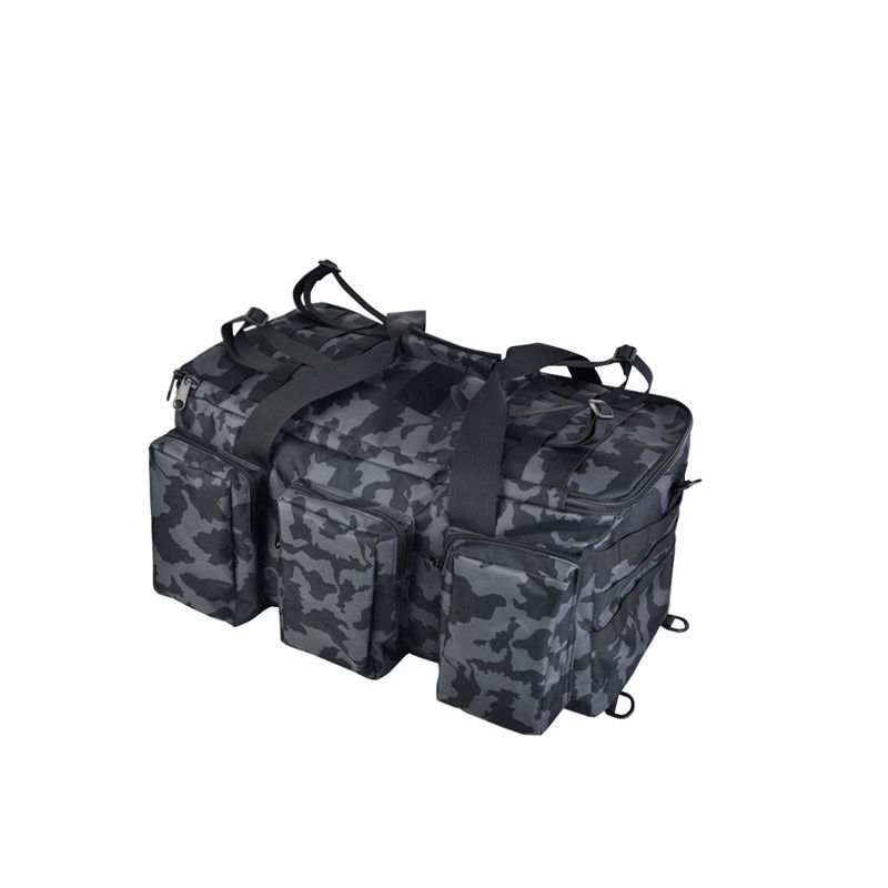 Outdoor Sports Black Travel Backpack Large Capacity 58*30*32cm Nerve Bridge Technique