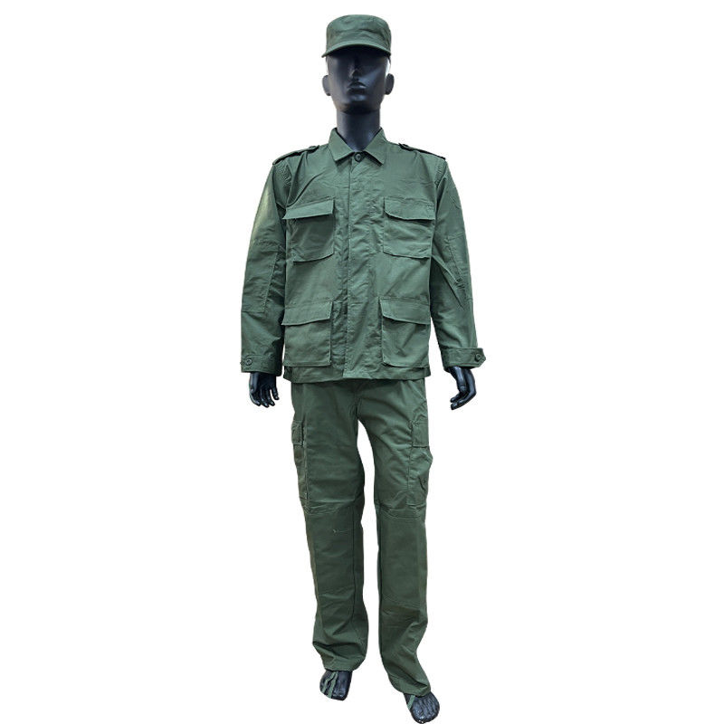 Polyester-Cotton Blend Suit for Training Breathable and Wear-Resistant ACU BDU Uniform