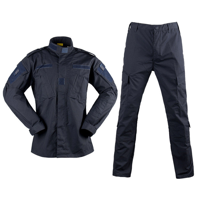 Breathable Outdoor Training Men's Work Camouflage Uniform Long Sleeve Shirts Trousers