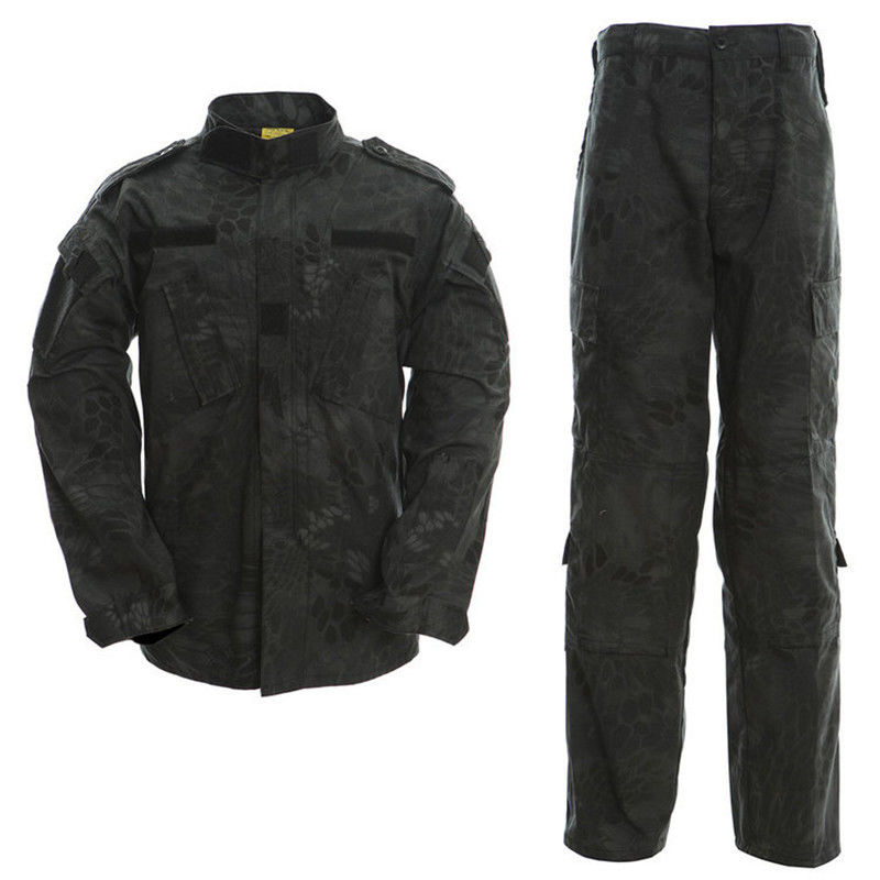 Upgrade Your Outdoor Training with Breathable ACU Men Camouflage Uniform S-XXXL Sizes
