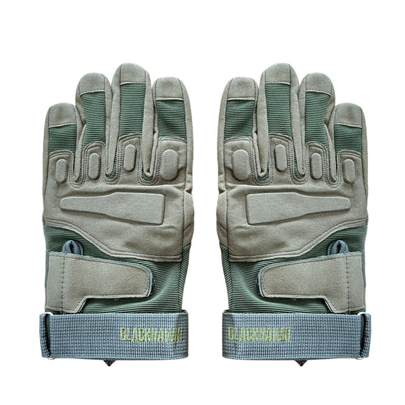 Blue Color HPPE Full Finger Gloves for Outdoor Travelling and Cycling Enthusiasts