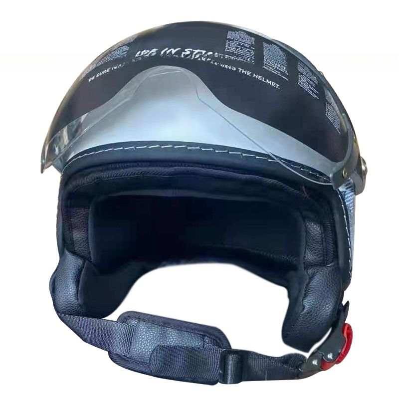 ABS White Motorbike Helmet for Riding with/without LED Long-Lasting Performance