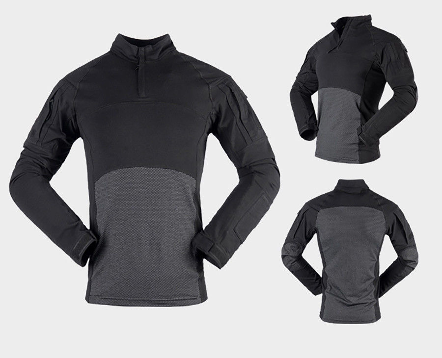 XS-XXXL Outdoor Hiking Ripstop Long Sleeve Training Uniform Frog Suits in Woven Fabric