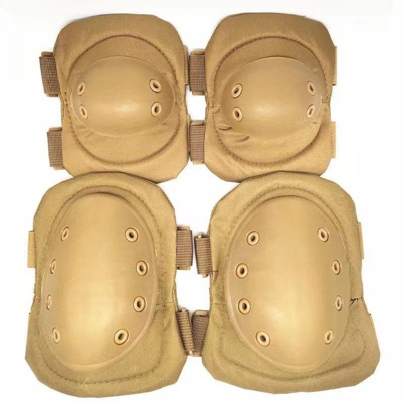 One Size Fits Black Elbow and Knee Pads for Outdoor Activity Protection