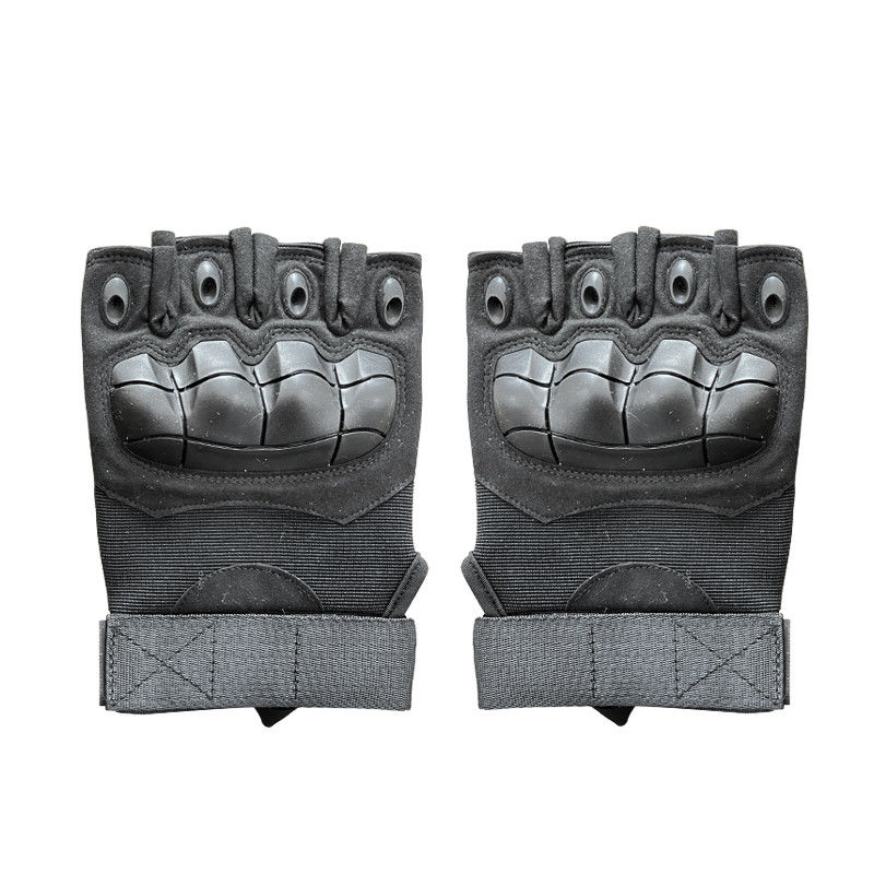 Half Finger Glove Anti-slip for Sport Hand Protection Puncture Resistant PU/Nylon/Fiber