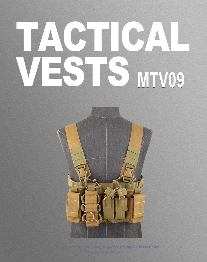 MTV09 High Quality Adjustable Tactical Vest for Outdoor Training 0