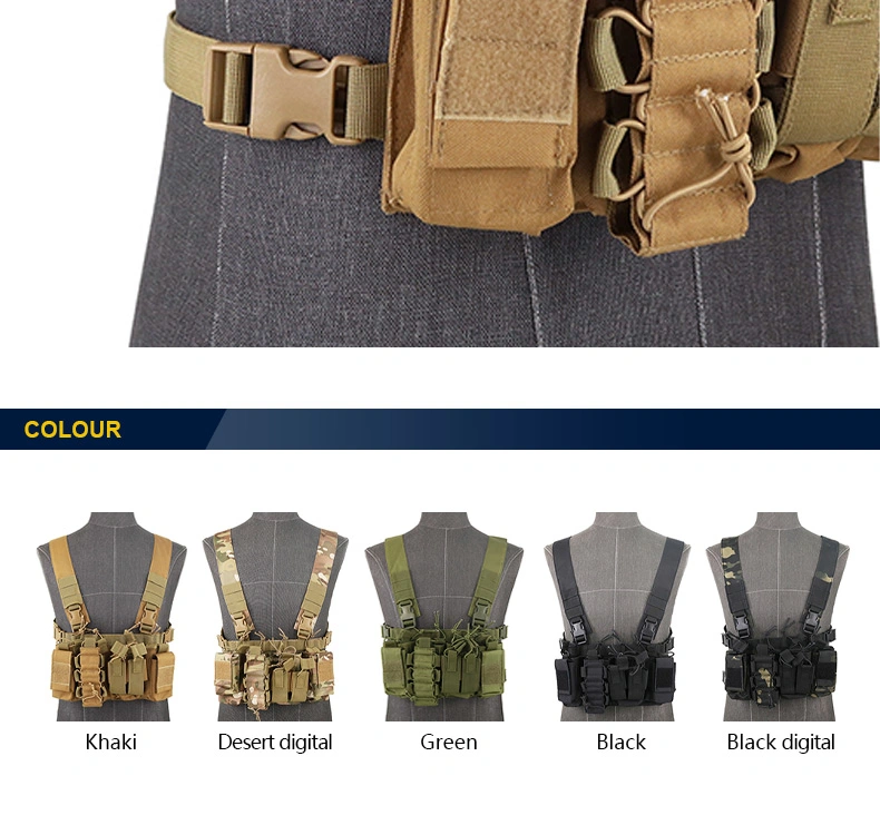 MTV09 High Quality Adjustable Tactical Vest for Outdoor Training 7