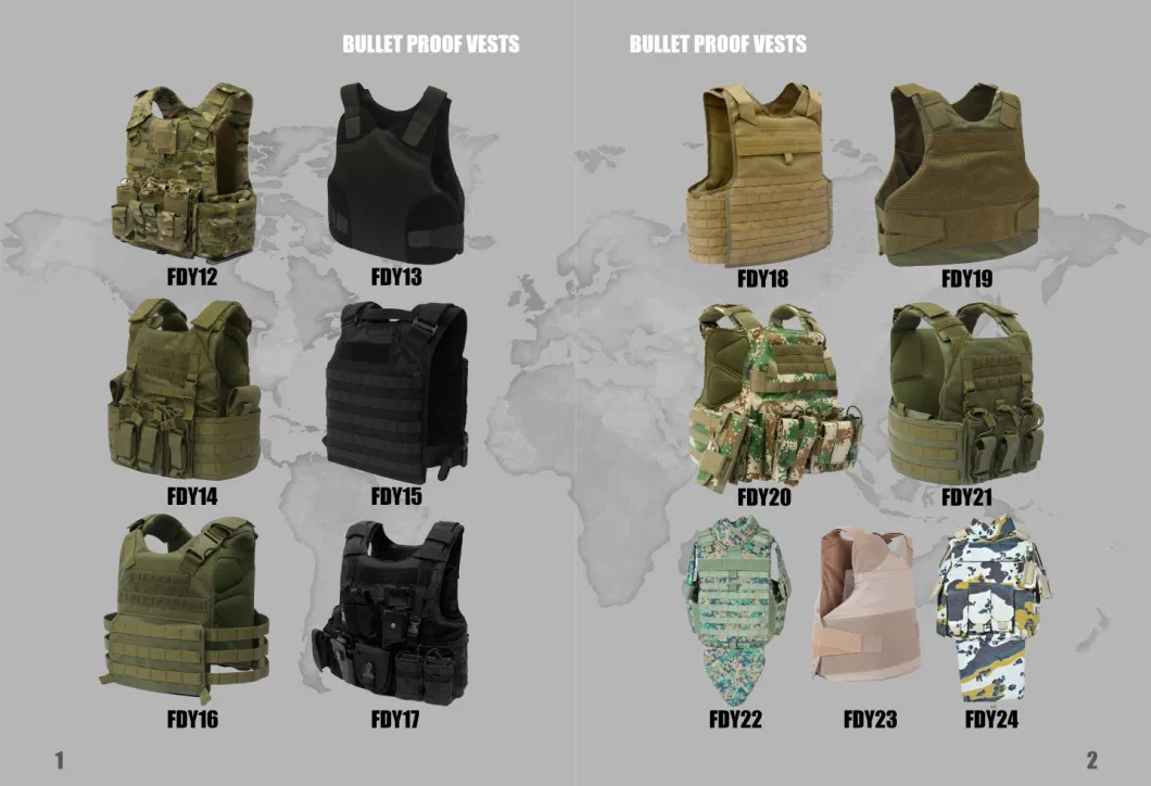 FDY008 Police law enforcement equipment Level 3 tactical military bulletproof vest 9