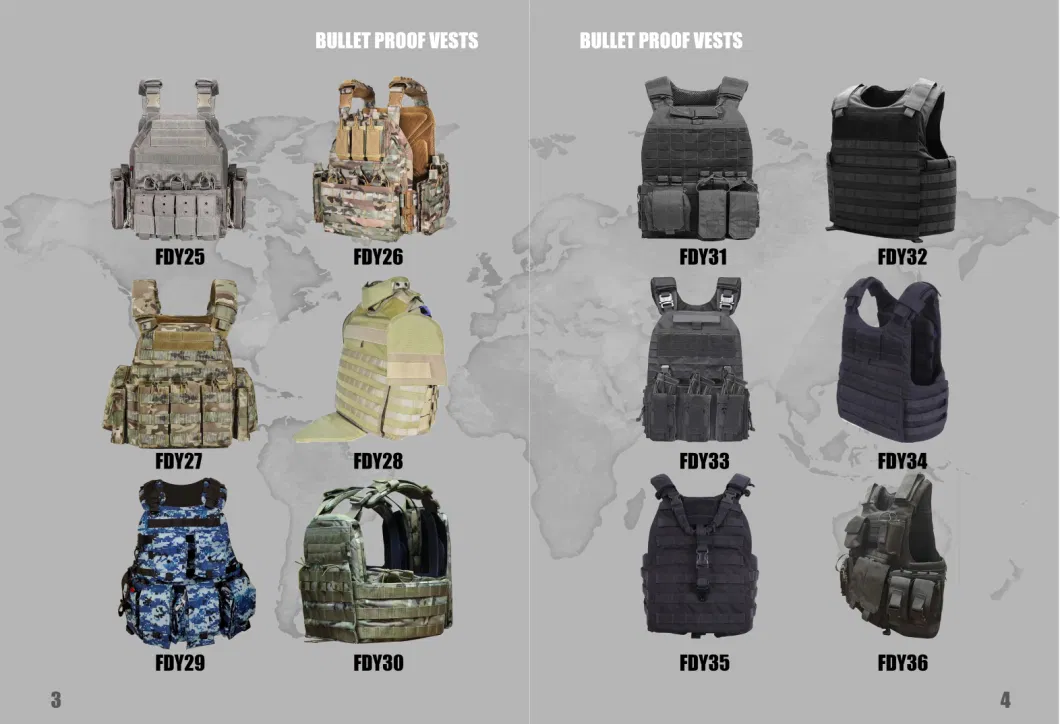 FDY008 Police law enforcement equipment Level 3 tactical military bulletproof vest 10