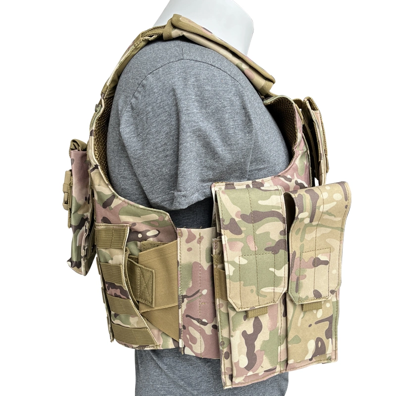 FDY21Camouflage Safety Bulletproof Vest with Molle System 0