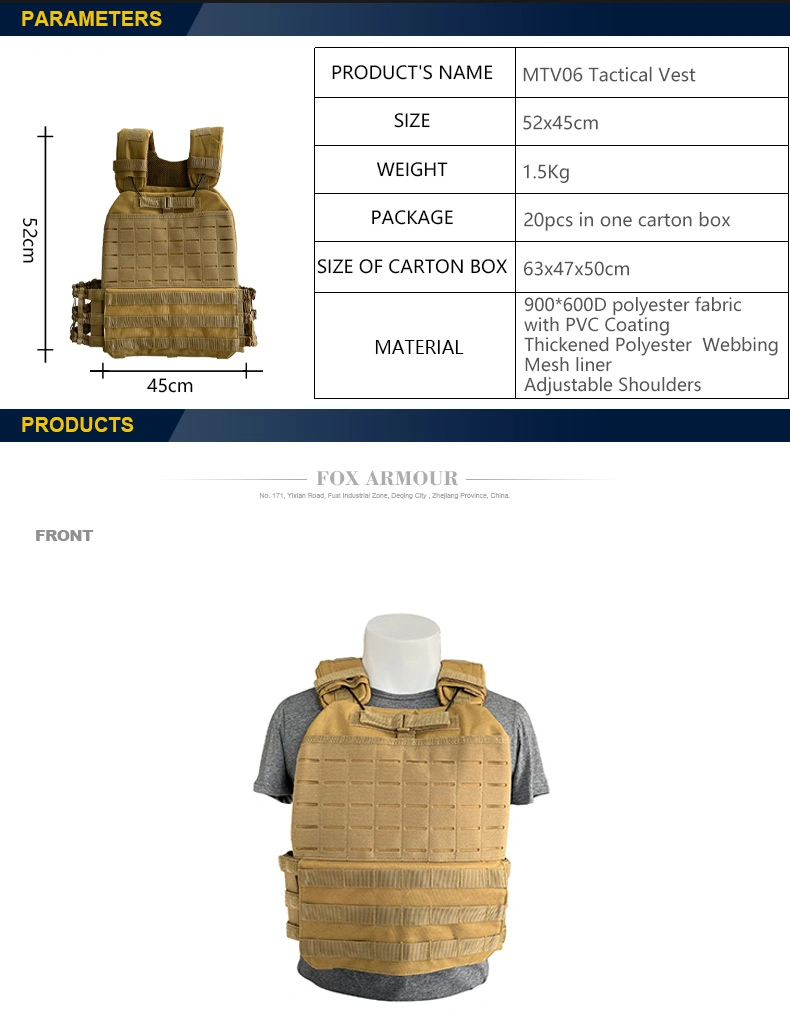 MTV06 Breathable Outdoor Vest for Law Enforcement and Tactical Operations 2
